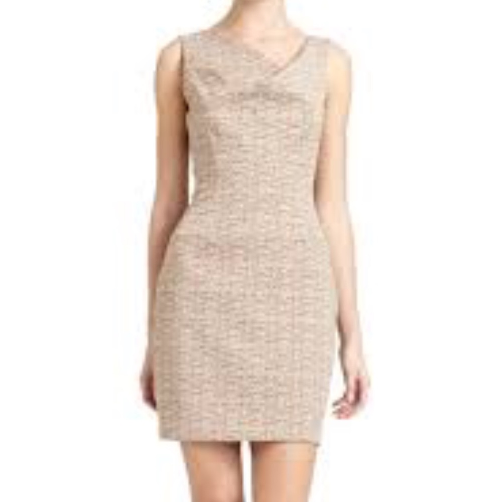 NWT Black Halo off white dress